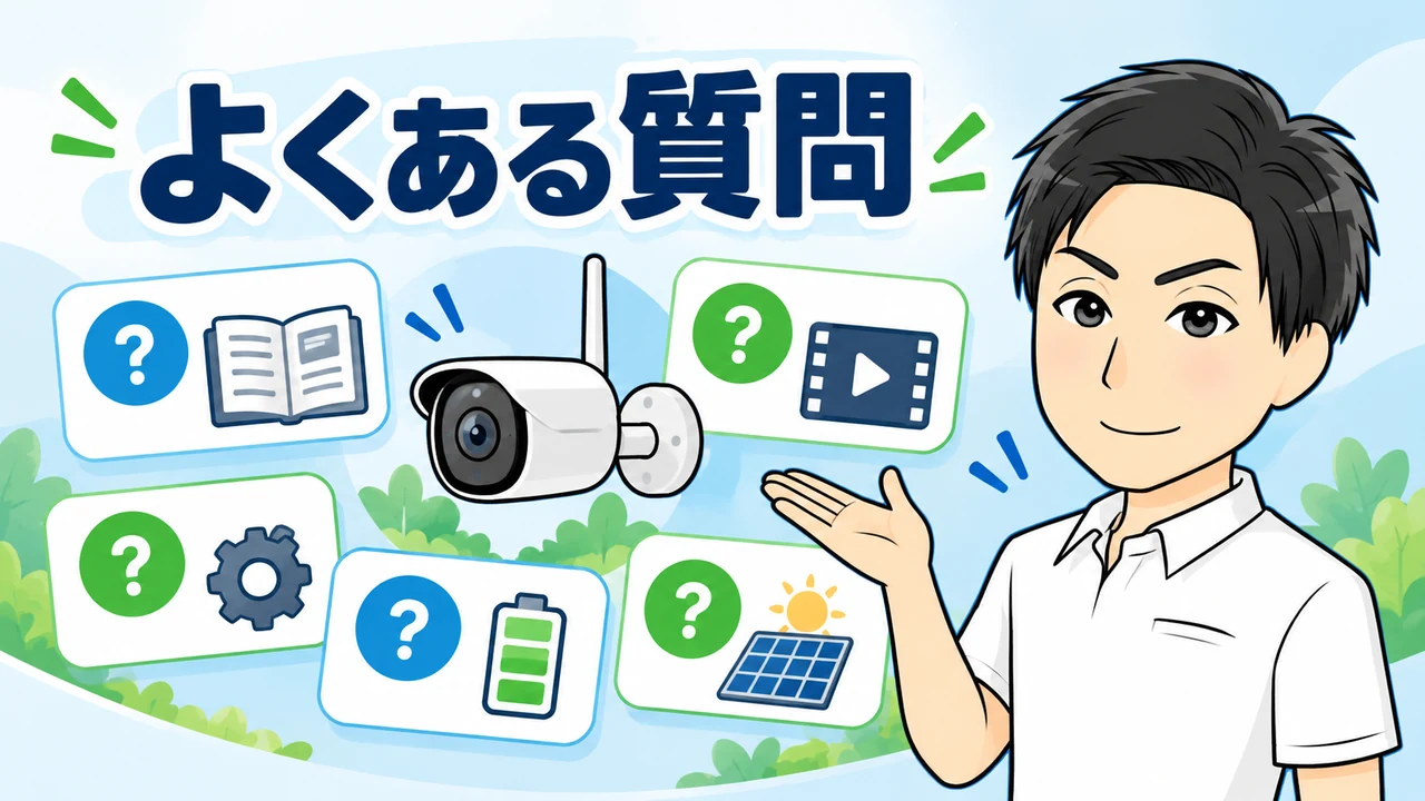 eufyCam S4に関するよくある質問を案内する画像